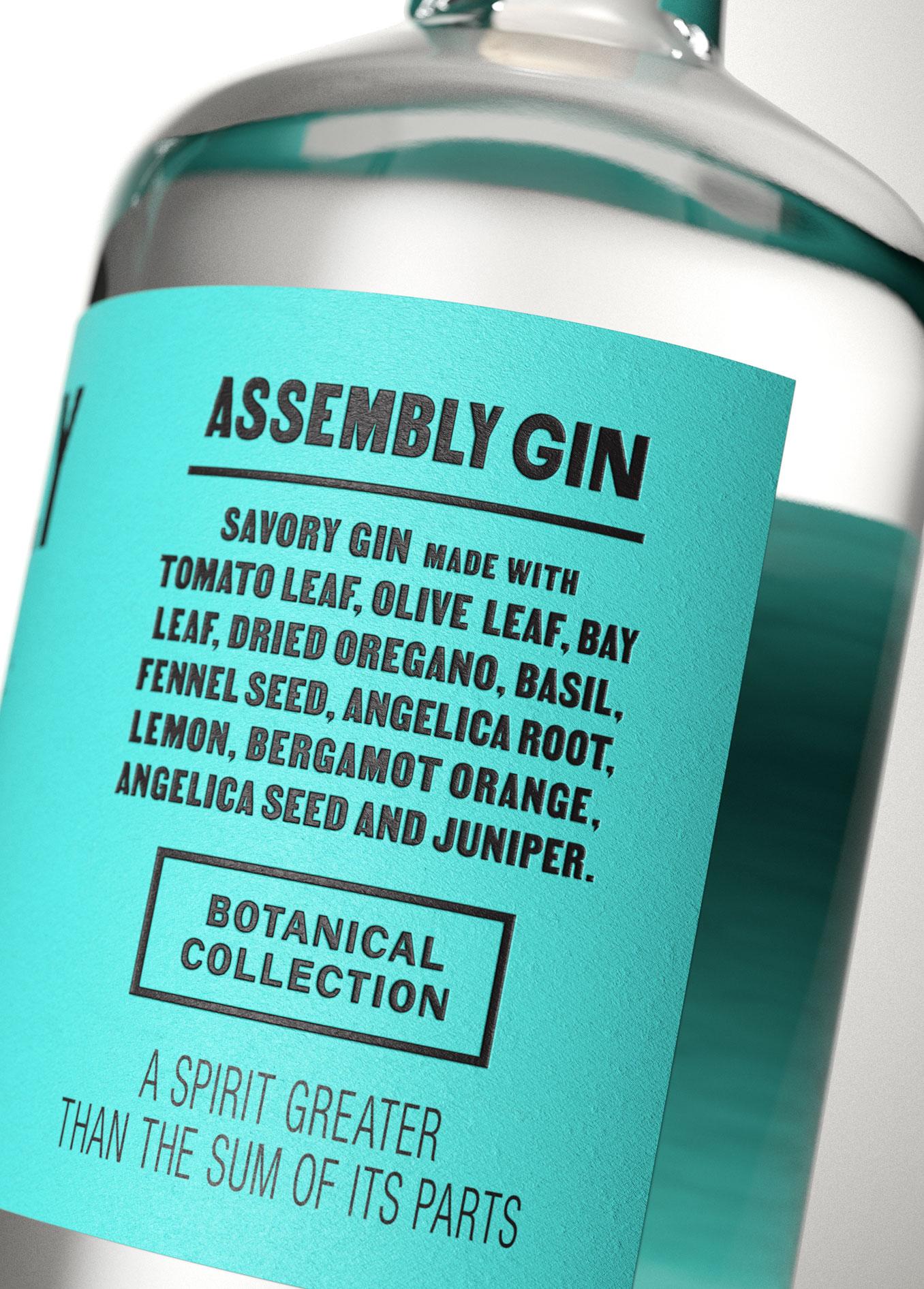 Assembly Gin Packaging Design