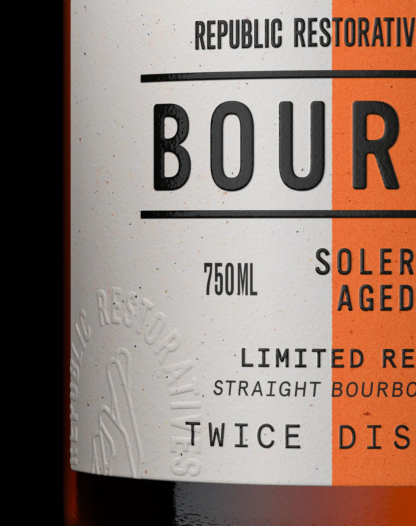 Republic Restorative Bourbon Packaging